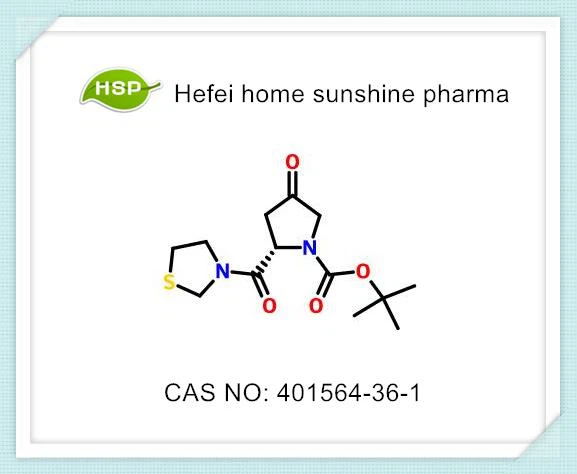 (2S) -4-oxo-2- (3-tiazolidinylkarbonyl) -1-pyrrolidinkarboxylsyra Tert-butylester CAS 401564-36-1