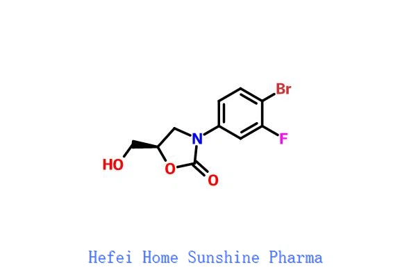 (5R)-3-(4-bromo-3-fluorofenyl)-5-hydroxymethyloxazolidin-2-en CAS 444335-16-4