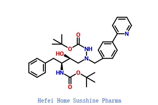 Des-N- (metoxikarbonyl) -L-tert-leucin Bis-Boc Atazanavir CAS 198904-86-8