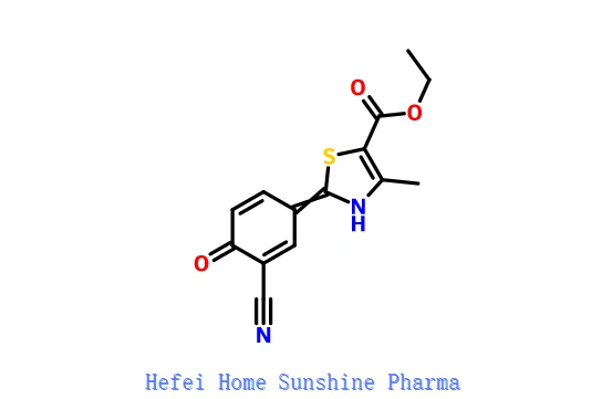 Etyl 2-(3-Cyano-4-hydroxyphenyl)-4-metyl-1,3-tiazol-5-karboxylat CAS 161798-02-3
