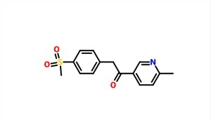 2-(4-MESYLLPHENYL)-1-(6-METYLPYRIDIN-3-YL)- ETHAN-1-ONE CAS 221615-75-4