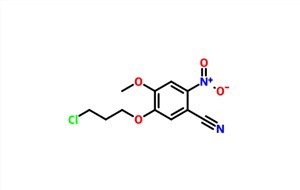 5-(3-klorpropoxi)-4-metoxi-2-nitrobensonitril CAS 1315512-61-8