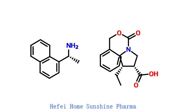 (3R,4S)-1-[Bensyloxy)karbonyl]-4-etylpyrrolidin-3-karboxylensyra CAS 1428243-25-7